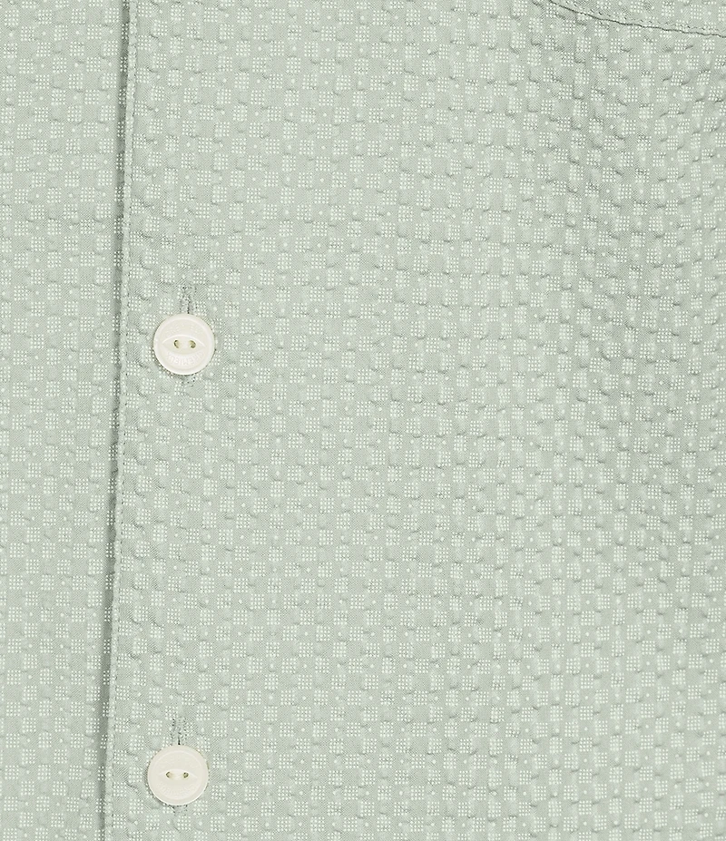 Cremieux Blue Label St. Barts Collection Geometric Print Short Sleeve Woven Camp Shirt