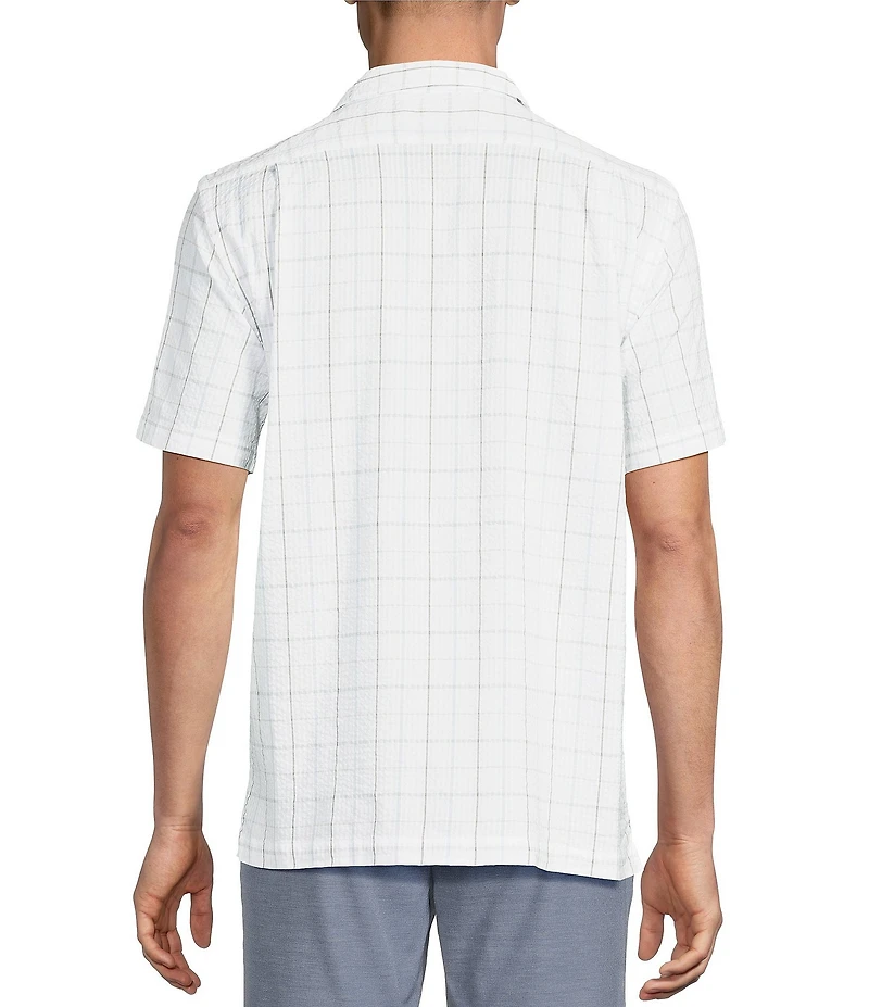 Cremieux Blue Label St. Barts Collection Plaid Short Sleeve Woven Camp Shirt