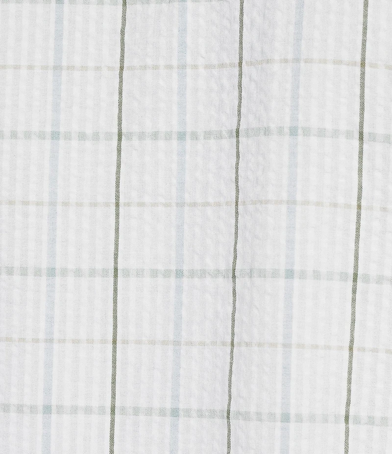 Cremieux Blue Label St. Barts Collection Plaid Short Sleeve Woven Camp Shirt