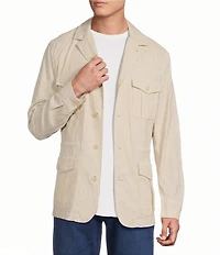 Cremieux Blue Label St. Barts Collection Seersucker Shirt Jacket