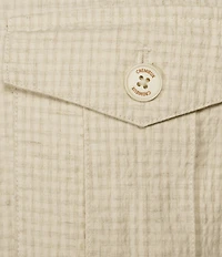 Cremieux Blue Label St. Barts Collection Seersucker Shirt Jacket