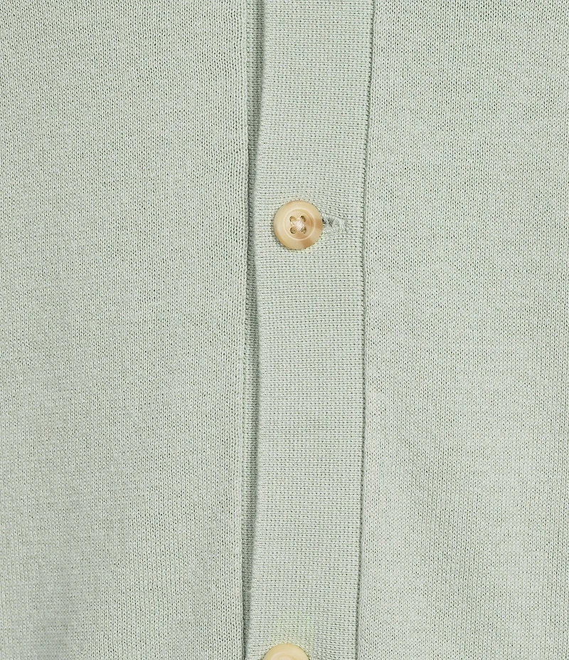 Cremieux Blue Label St. Barts Collection Short Sleeve Coat Front Sweater Shirt