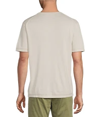 Cremieux Blue Label St. Barts Collection Short Sleeve Solid Crew T-shirt