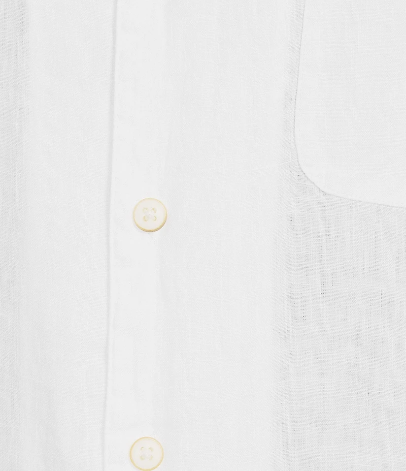 Cremieux Blue Label St. Barts Collection Solid Short Sleeve Woven Camp Shirt