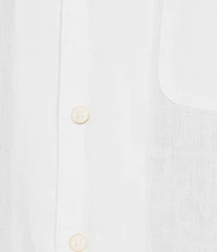 Cremieux Blue Label St. Barts Collection Solid Short Sleeve Woven Camp Shirt