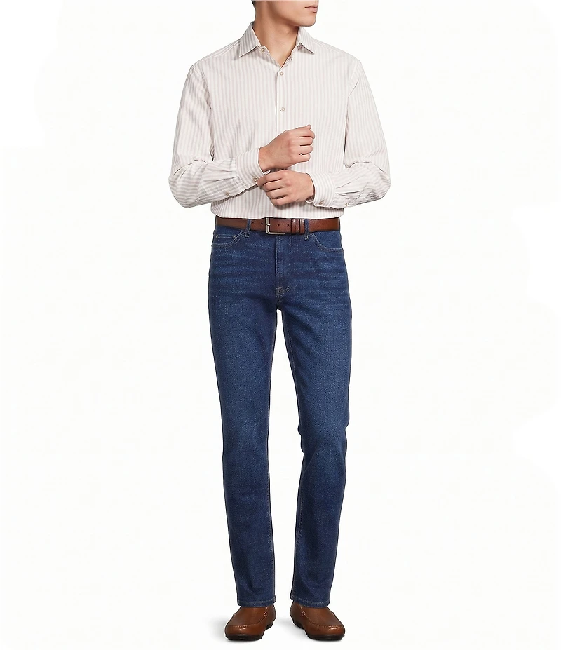 Cremieux Blue Label St. Barts Collection Stripe Long Sleeve Woven Shirt