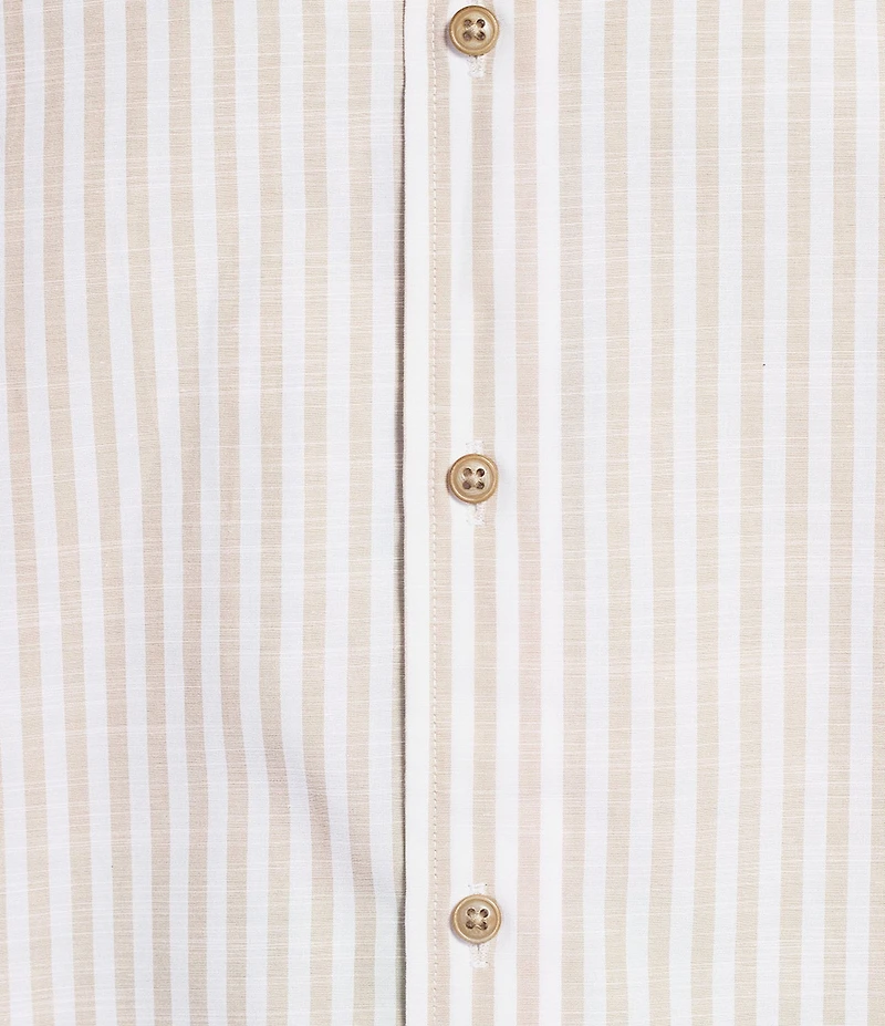 Cremieux Blue Label St. Barts Collection Stripe Long Sleeve Woven Shirt
