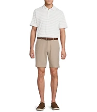 Cremieux Blue Label St. Barts Collection Stripe Short Sleeve Polo Shirt