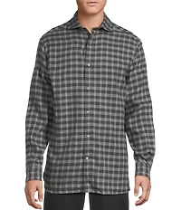 Cremieux Blue Label St. Moritz Collection Check Long Sleeve Woven Shirt