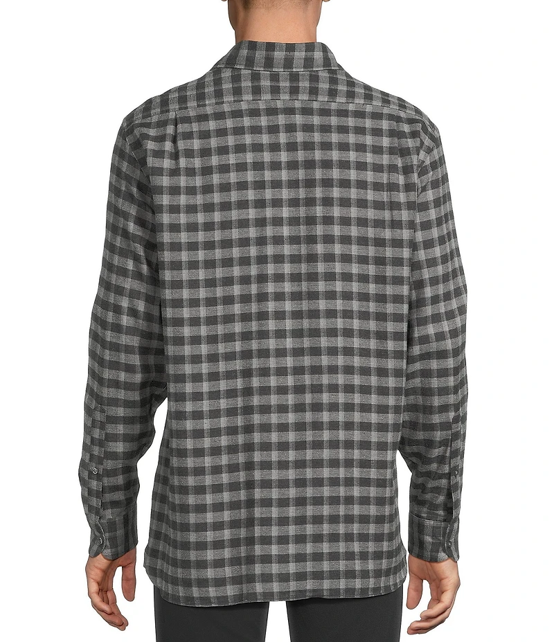 Cremieux Blue Label St. Moritz Collection Check Long Sleeve Woven Shirt
