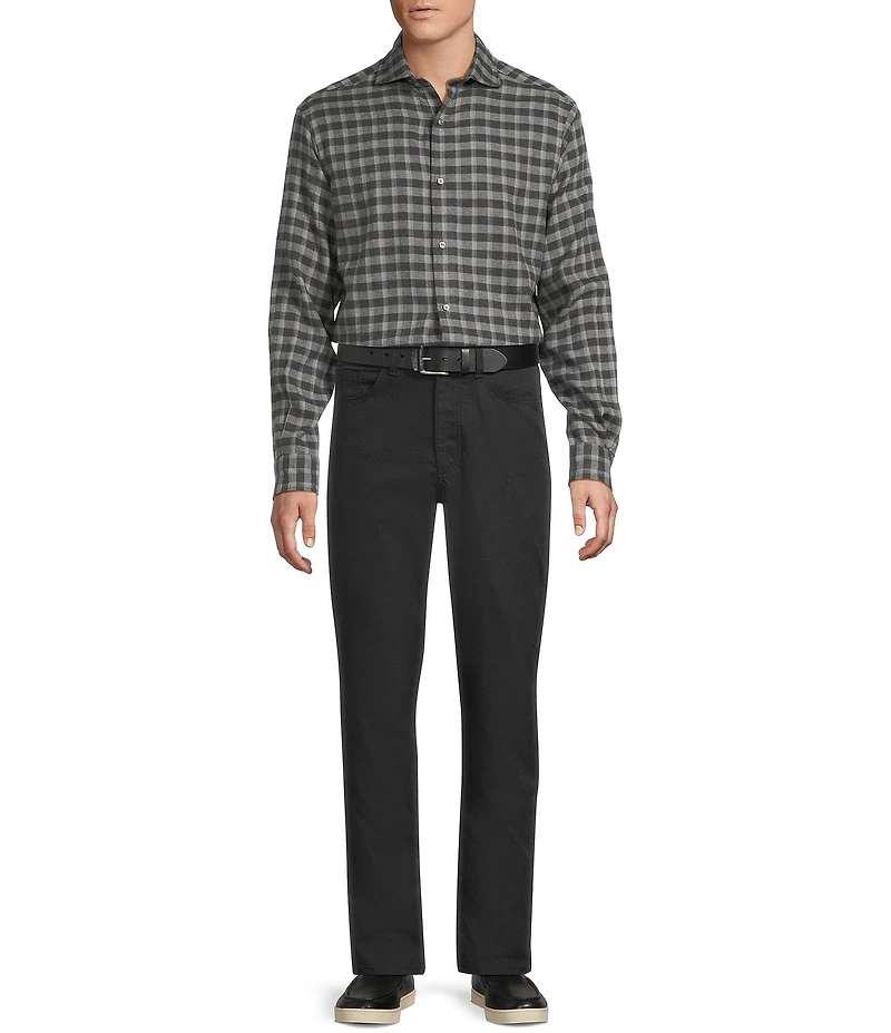 Cremieux Blue Label St. Moritz Collection Check Long Sleeve Woven Shirt