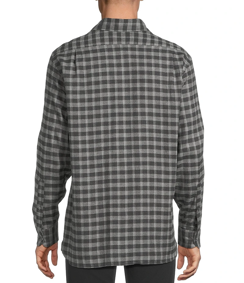 Cremieux Blue Label St. Moritz Collection Check Long Sleeve Woven Shirt