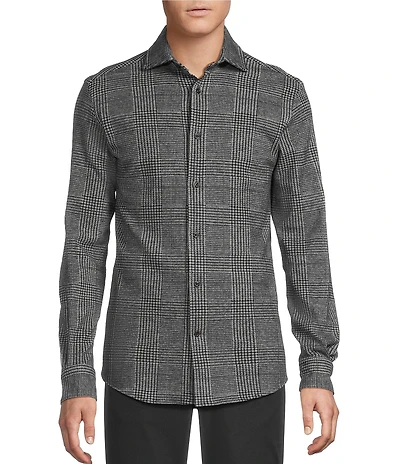 Cremieux Blue Label St. Moritz Collection Coatfront Knit Shirt