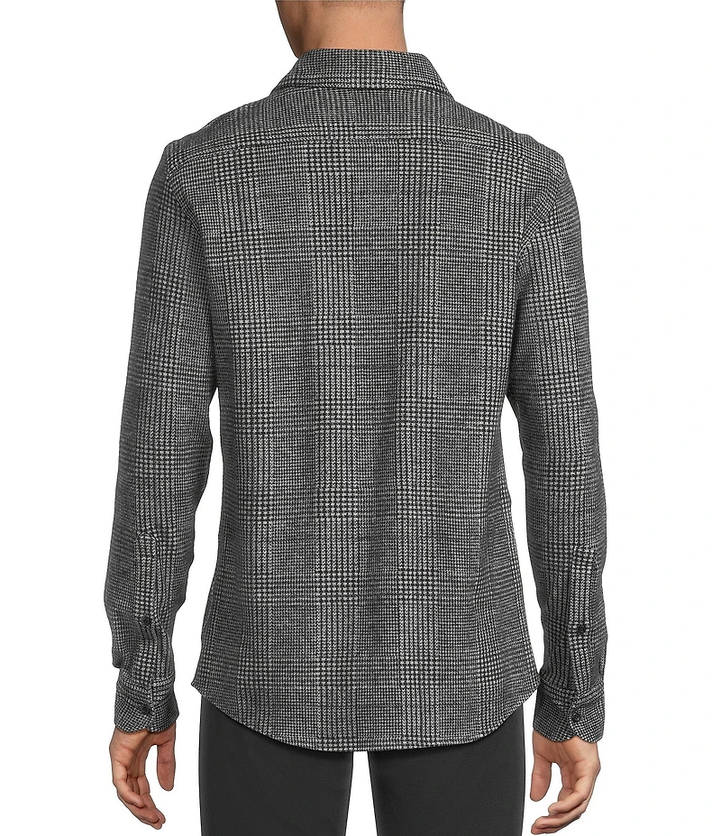 Cremieux Blue Label St. Moritz Collection Coatfront Knit Shirt