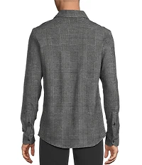 Cremieux Blue Label St. Moritz Collection Coatfront Knit Shirt