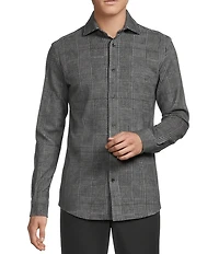 Cremieux Blue Label St. Moritz Collection Coatfront Knit Shirt