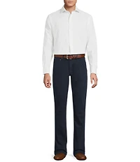 Cremieux Blue Label St. Moritz Collection Fleur De Lis Long Sleeve Woven Shirt