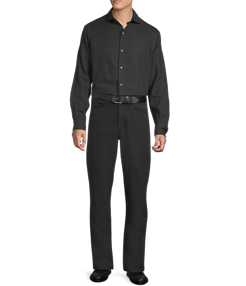 Cremieux Blue Label St. Moritz Collection Glen Plaid Long Sleeve Woven Shirt