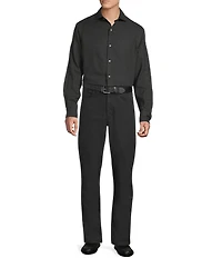 Cremieux Blue Label St. Moritz Collection Glen Plaid Long Sleeve Woven Shirt