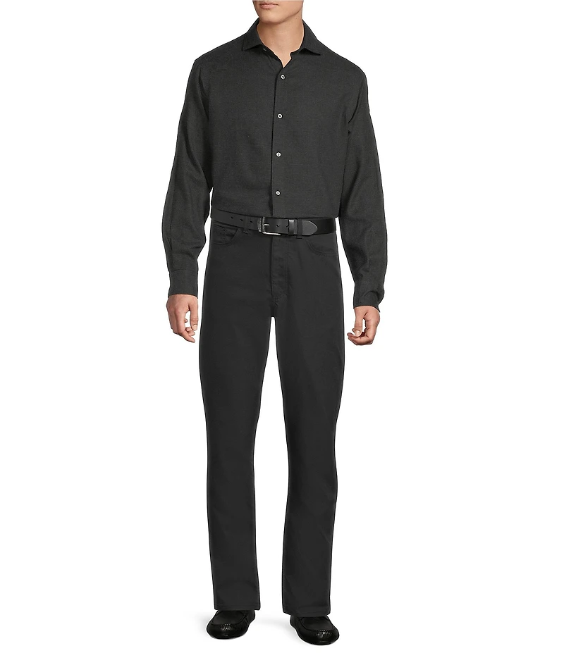 Cremieux Blue Label St. Moritz Collection Glen Plaid Long Sleeve Woven Shirt