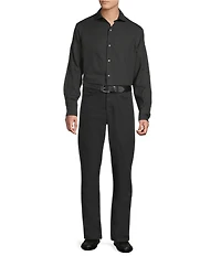 Cremieux Blue Label St. Moritz Collection Glen Plaid Long Sleeve Woven Shirt