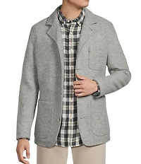 Cremieux Blue Label St. Moritz Collection Heathered Wool Chore Coat