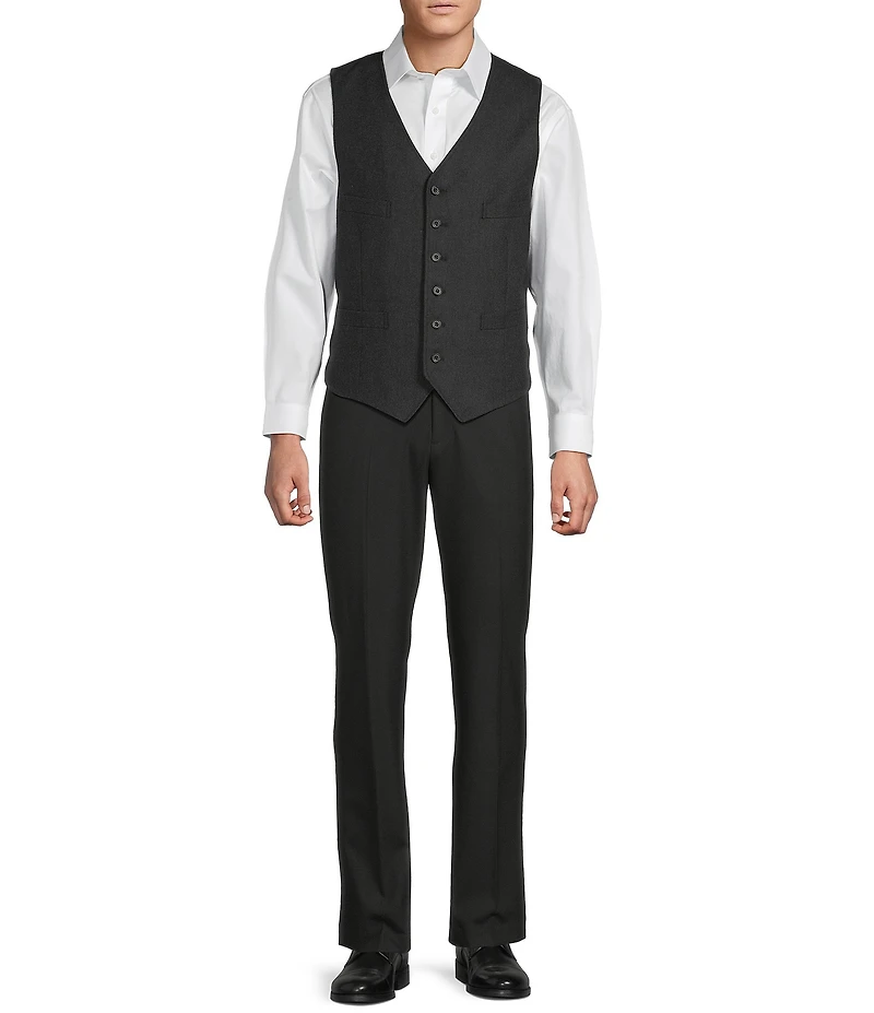 Cremieux Blue Label St. Moritz Collection Herringbone Vest