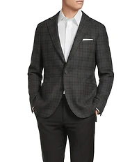 Cremieux Blue Label St. Moritz Collection Plaid Blazer