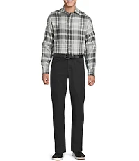 Cremieux Blue Label St. Moritz Collection Plaid Long Sleeve Woven Shirt