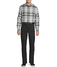 Cremieux Blue Label St. Moritz Collection Plaid Long Sleeve Woven Shirt