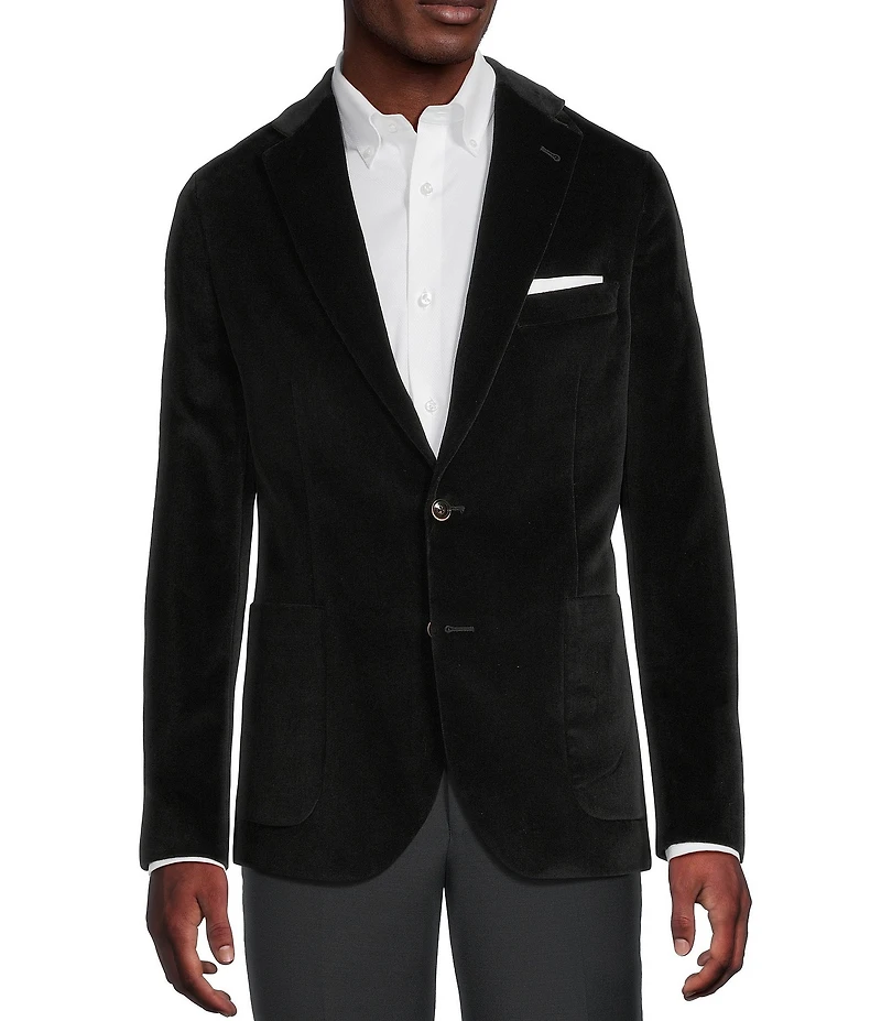 Cremieux Blue Label St. Moritz Collection Velvet Blazer