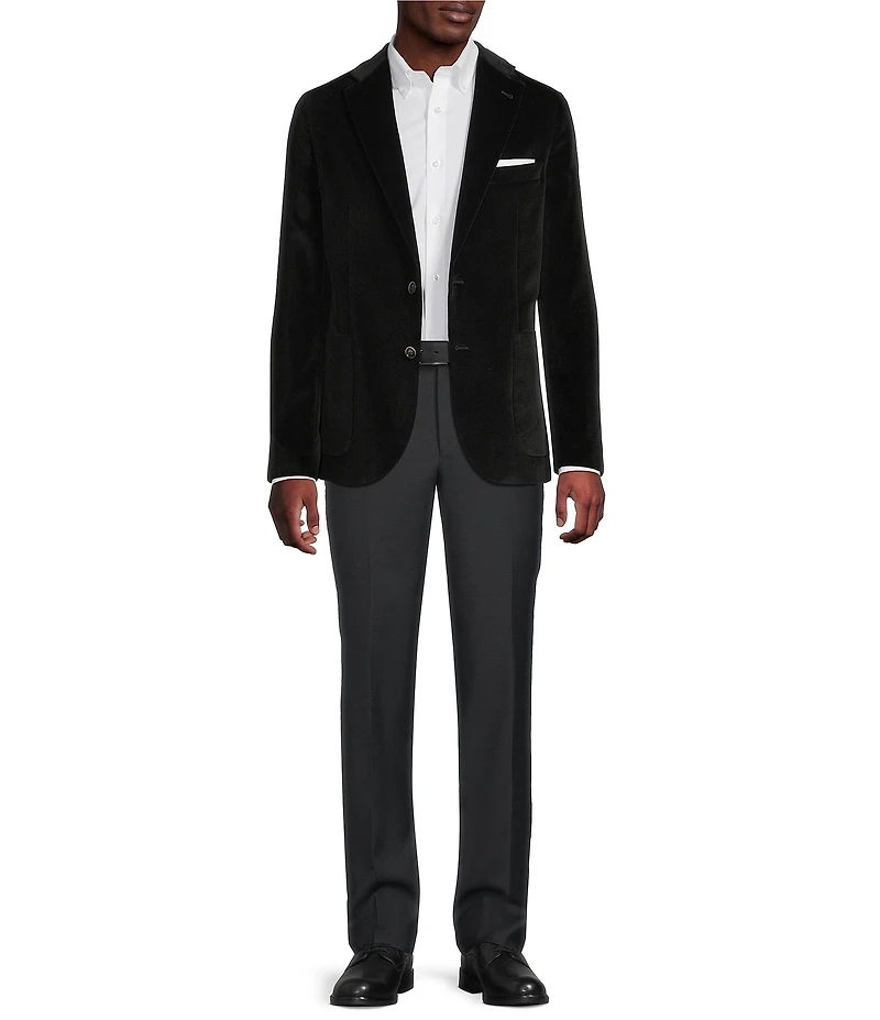 Cremieux Blue Label St. Moritz Collection Velvet Blazer