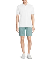 Cremieux Blue Label St. Tropez Collection Short Sleeve Solid Tonal Stripe Polo Shirt