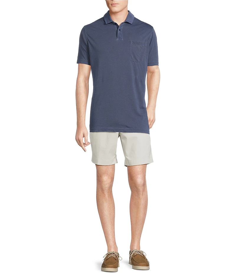 Cremieux Blue Label St. Tropez Collection Solid Short Sleeve Polo Shirt