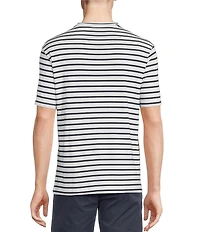 Cremieux Blue Label St. Tropez Collection Striped Crewneck Short Sleeve T-Shirt