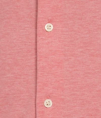 Cremieux Blue Label Stretch Jersey Solid Short Sleeve Coatfront Shirt