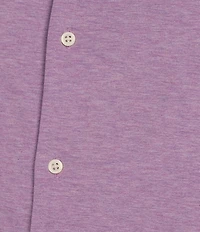 Cremieux Blue Label Stretch Jersey Solid Short Sleeve Coatfront Shirt