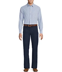 Cremieux Blue Label Stripe Comfort Stretch Long Sleeve Woven Shirt