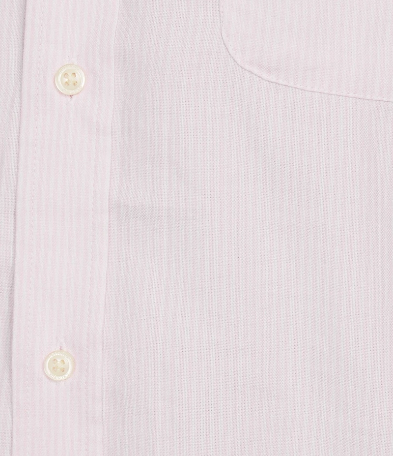 Cremieux Blue Label Stripe Lightweight Oxford Short Sleeve Woven Shirt