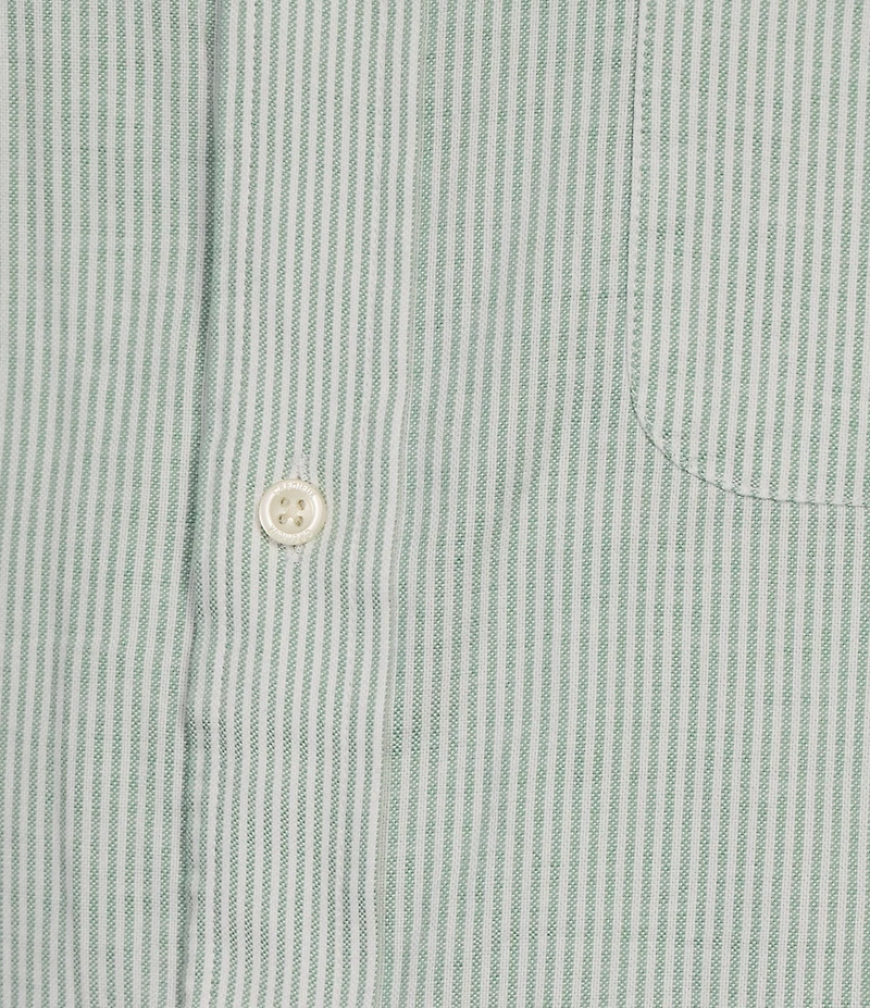 Cremieux Blue Label Stripe Lightweight Oxford Short Sleeve Woven Shirt