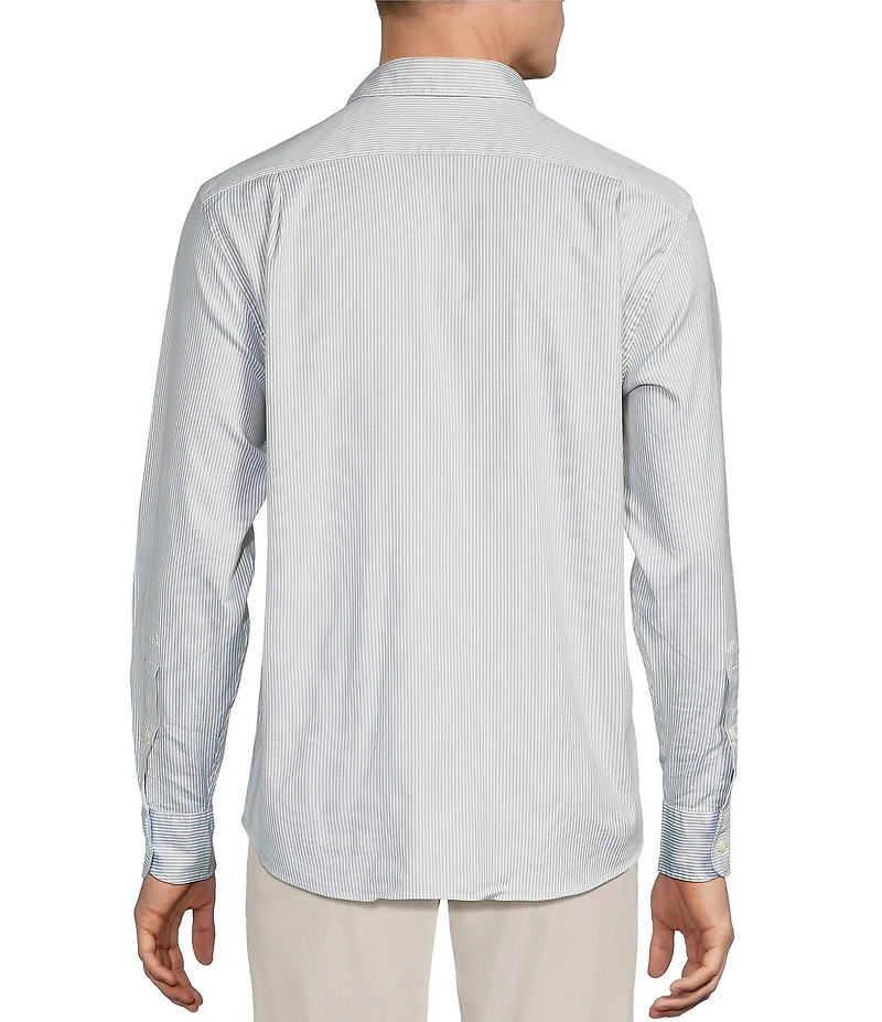 Cremieux Blue Label Stripe Long Sleeve Woven Shirt