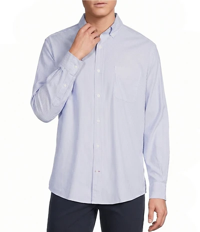 Cremieux Blue Label Stripe Long Sleeve Woven Shirt