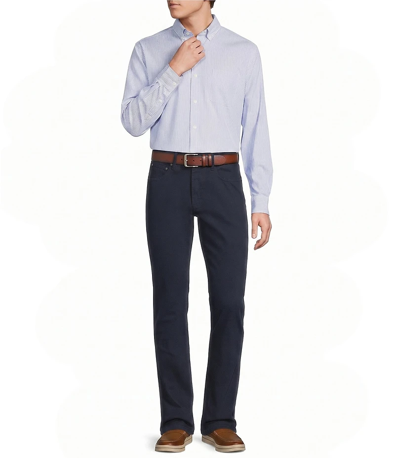Cremieux Blue Label Stripe Long Sleeve Woven Shirt