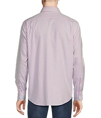Cremieux Blue Label Stripe Oxford Long Sleeve Woven Shirt