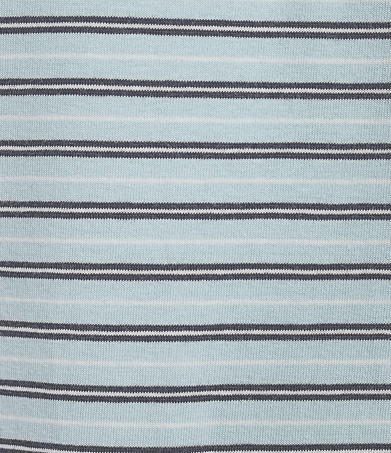 Cremieux Blue Label Stripe Short Sleeve Polo Shirt
