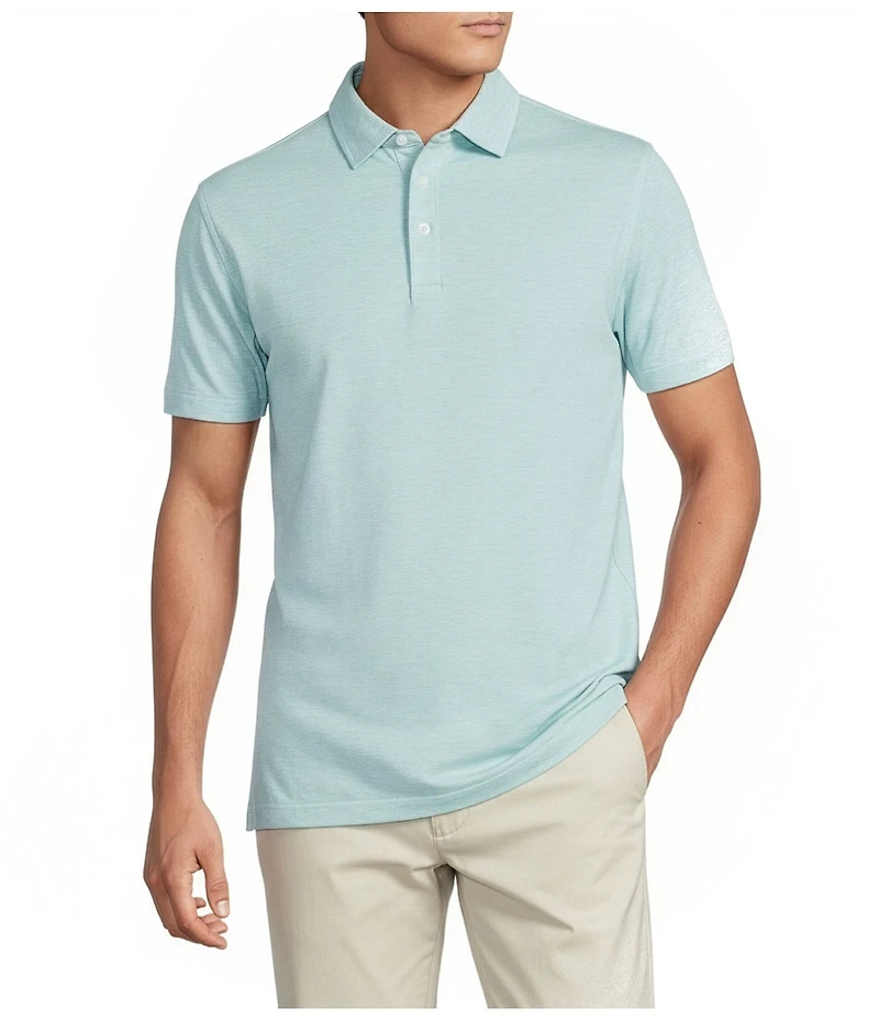 Cremieux Blue Label Stripe Short Sleeve Polo Shirt
