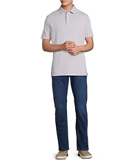 Cremieux Blue Label Stripe Short Sleeve Polo Shirt