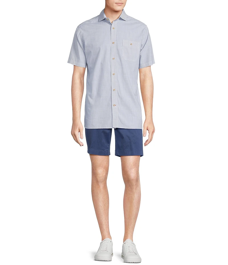 Cremieux Blue Label Stripe Short Sleeve Woven Shirt