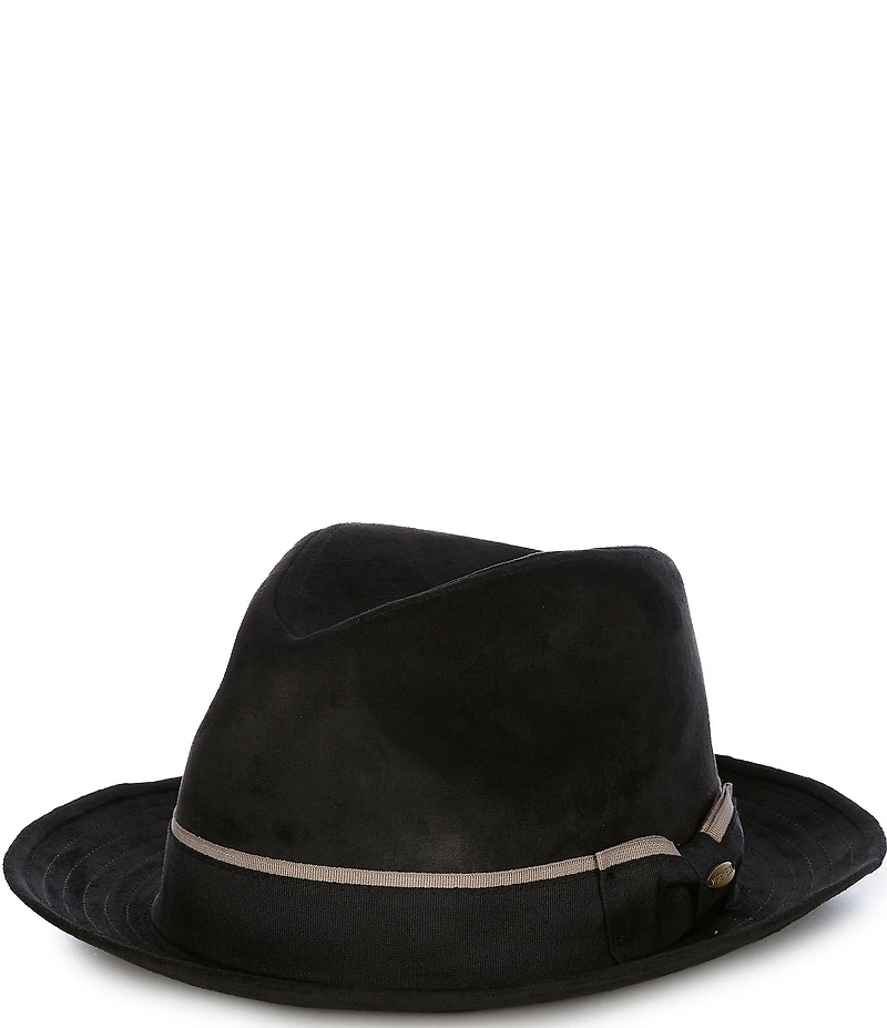 Cremieux Blue Label Suede Fedora Hat