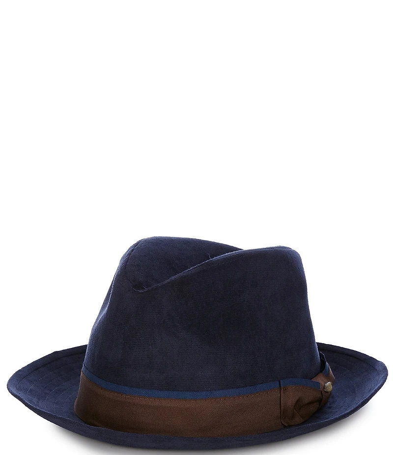 Cremieux Blue Label Suede Fedora Hat